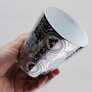 Rose et‎ Marius Precious Porcelain Platinum Tumbler Rare